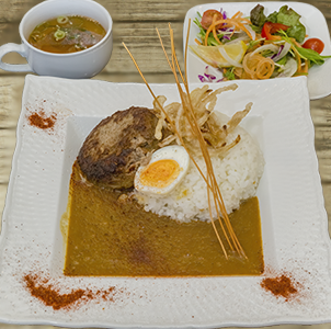 大阪空港ハンバーグカリー